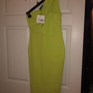 Lime Green Midi Dress